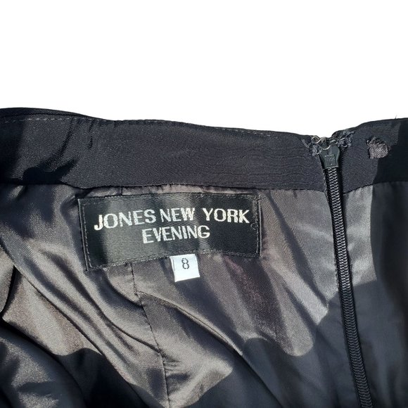 Vintage Jones New York Backless Halter Top Jumpsuit Size 8 Black - Picture 11 of 11